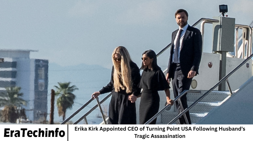 Erika Kirk Appointed CEO of Turning Point USA Following Husband’s Tragic Assassination