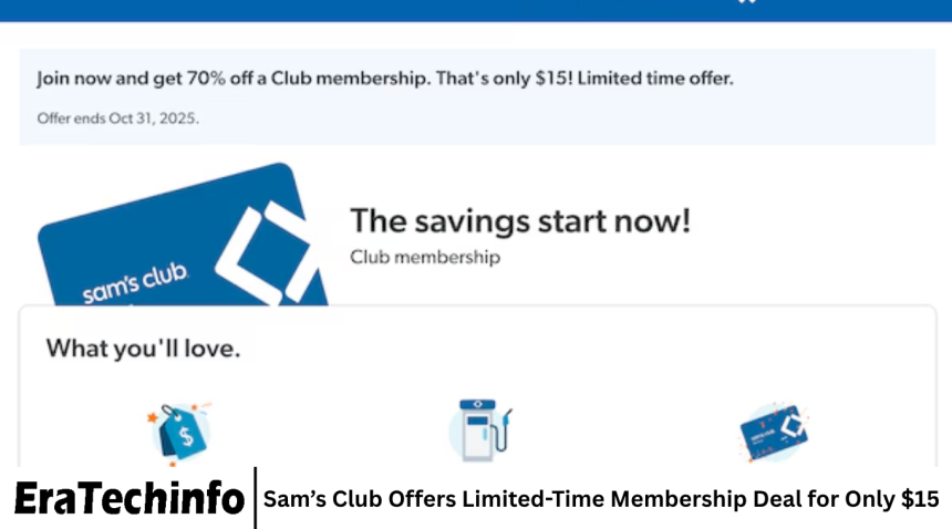 Sam’s Club Offers Limited-Time Membership Deal for Only $15