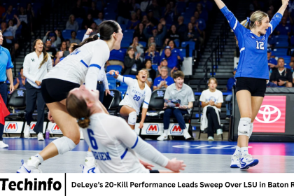 DeLeye’s 20-Kill Performance Leads Sweep Over LSU in Baton Rouge