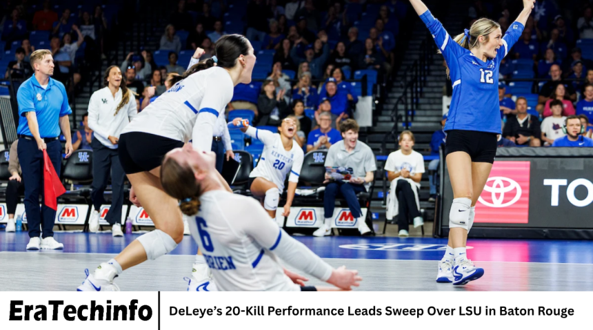 DeLeye’s 20-Kill Performance Leads Sweep Over LSU in Baton Rouge